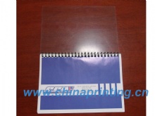 Spiral brochure printing in China with PVC cover SWP6-3